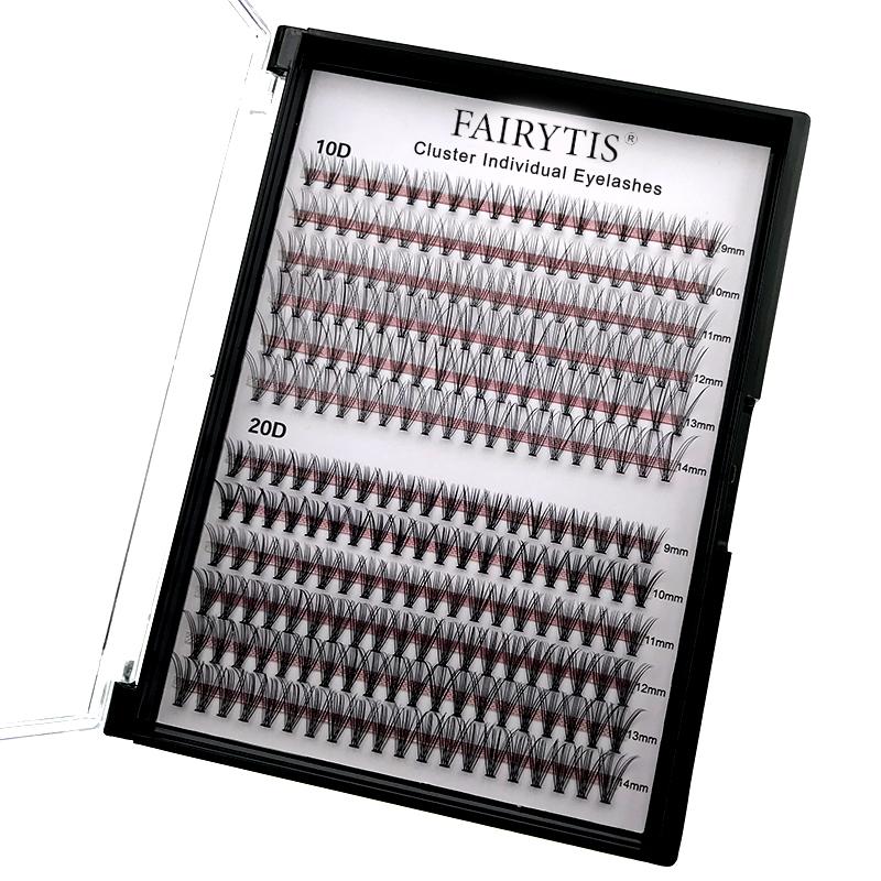 

12 рядов, 240 пучков, индивидуальное наращивание ресниц, профессиональная прививка, 10/20D, искусственный макияж, новинка MIX