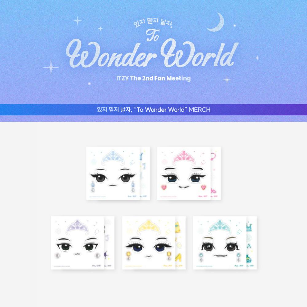 

Предзаказ набора декоративных наклеек ITZY To Wonder World Light Ring