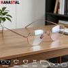 Women Blue Light Blocking Glasses Men Prescription Myopia Reading Eyewear Optic Lenses Pure Titanium Ultralight Eyeglasses Frame