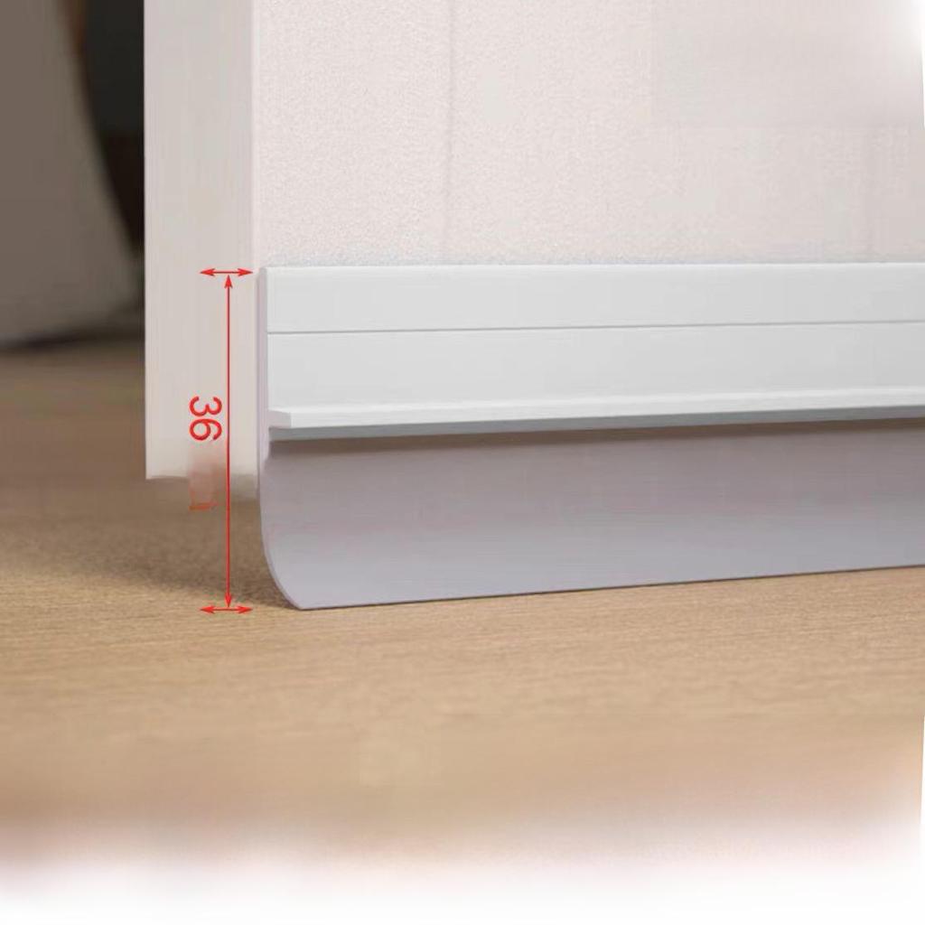 Dual-Material Door Sealing Strip: Soundproof, Insect-Proof, Weatherproof, Self-Adhesive