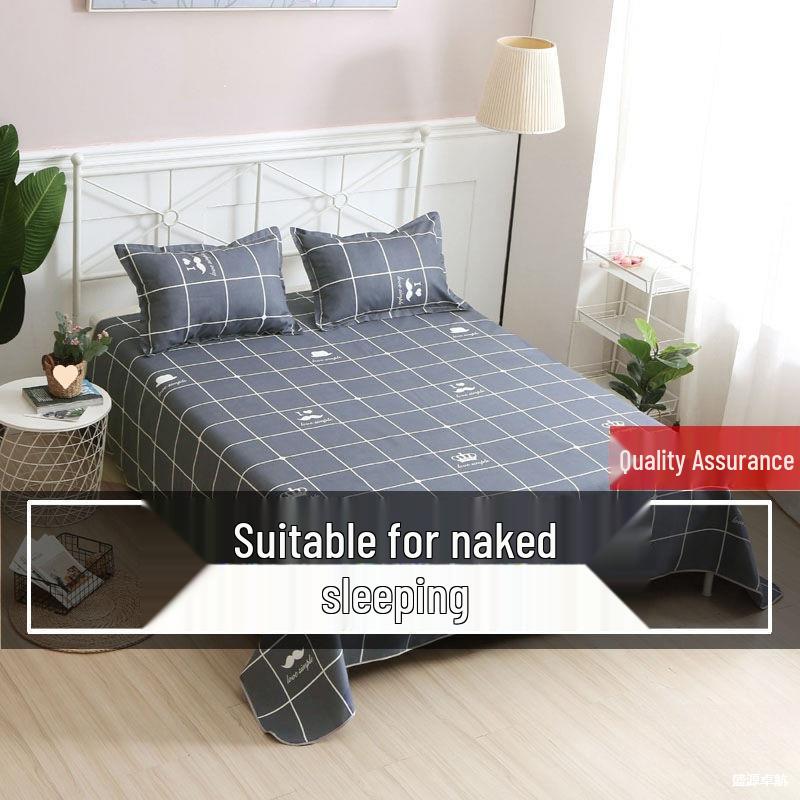 Geometric Children s Cartoon Sheet for Single/Double Dormitory Bed 60x110cm Small