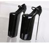 Crossdresser Flowers Stiletto Sexy 30cm Metall Thin High Heels Shoes Woman Waterproof Pumps Zapatos Mujer Plus:35-46