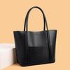 Leather Women'S Bag Tote Bag Summer Hand-Held Large Bag Cowhide Commuter Shoulder Bag Women'S Large Capacity