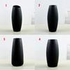 Moderne Kreative Klassische Schwarze Keramikvase Retro Vase Behälter Einfache Europäische Handgefertigte Handwerkskunst Heimdekoration LBS