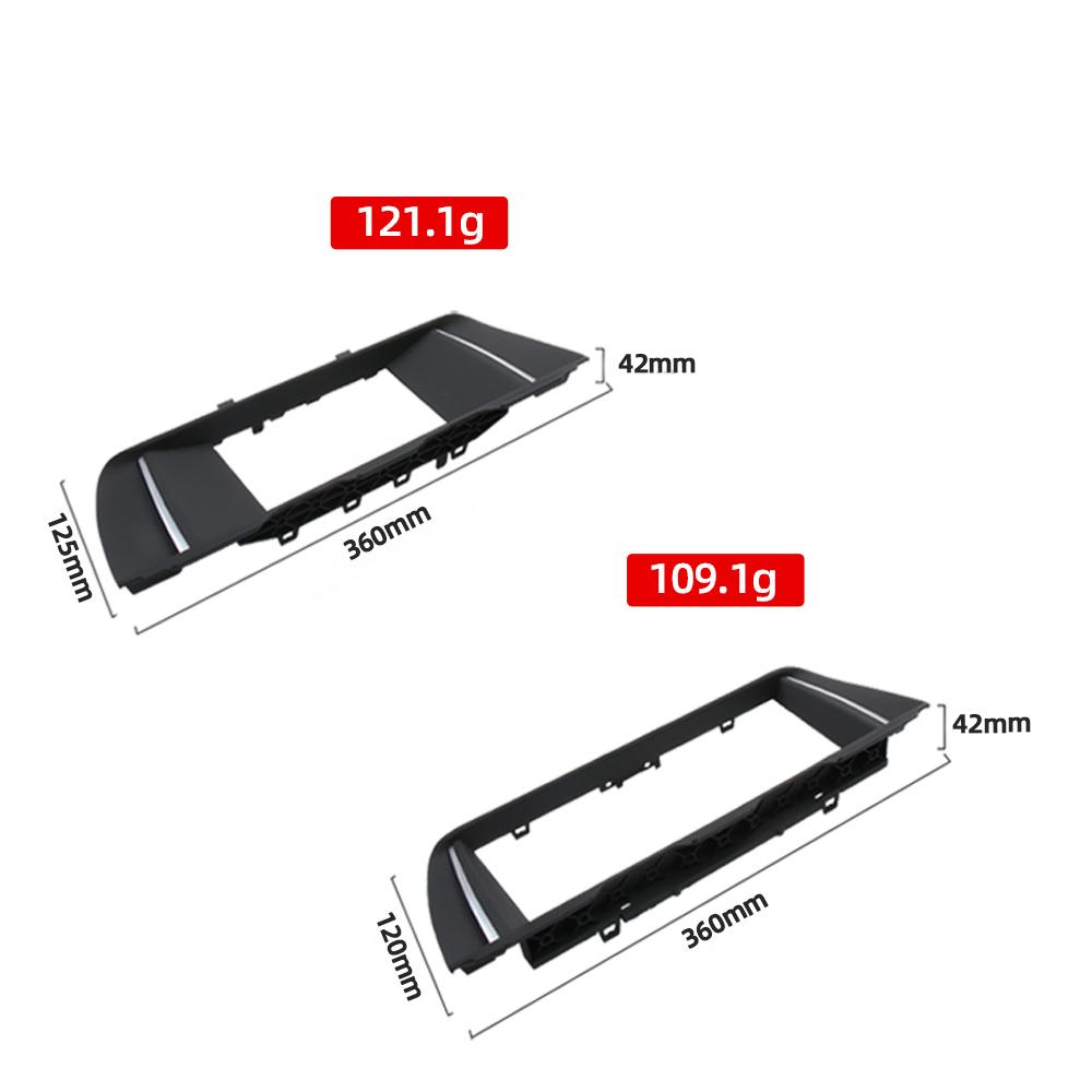 For BMW 5 Series F10 F18  ID4 Painted Piano Black Radio Frame LCD Display Screen Decorative Frame  10.25 Inch  6.5 Inch Display