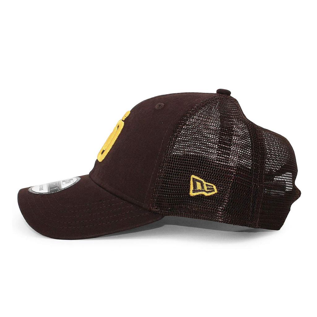 [New Era] Czapka 9FORTY Mesh [CZAPKA SIATECZKOWA MLB TRUCKER] SNAPBACK Snapback Czapka Truckerka (SD Padres (brązowy))