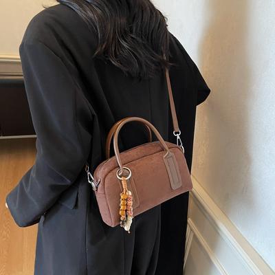 Autumn and Winter New High-end Handbag Bowling Pillow Bag Tote Bag Versatile Shoulder Messenger Bag