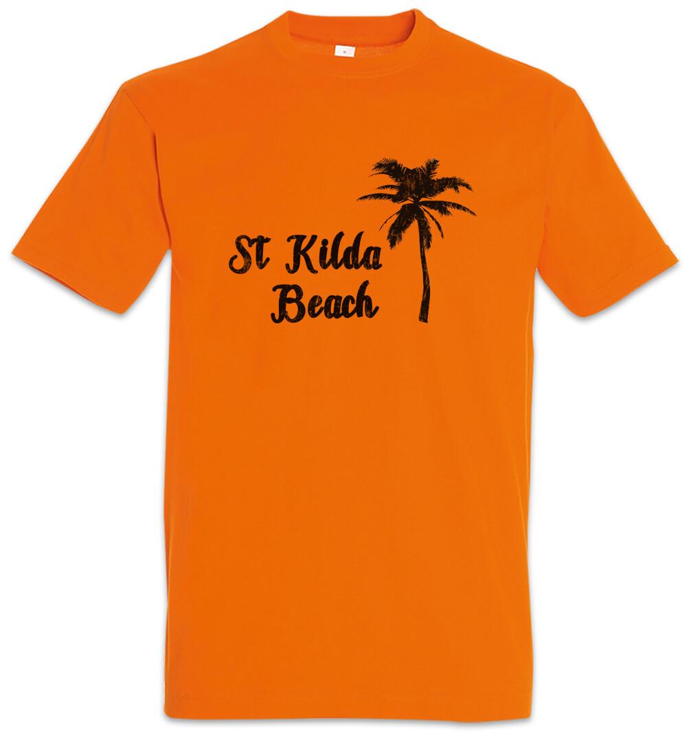 St. Kilda Beach T-Shirt Surfer Surfing Sea Bar And Grill Tike Wave Waves XXXXL