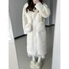 Fur Coat for Women Casual and Western-style Warm and Imitation Rabbit Hair Young and High-end Slim and Long Imitation Rabbit Hair New Trend of Coat