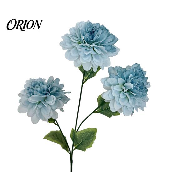 Artificial Dahlia Bouquets 3 Head Flowers, Realistic Silk Fabric Floral Arrangement, Props for Photography Adjustable Fake Flowers Home Decor Wedding