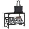 Shoe Rack Black 60 X 30 X 45 Cm Particleboard