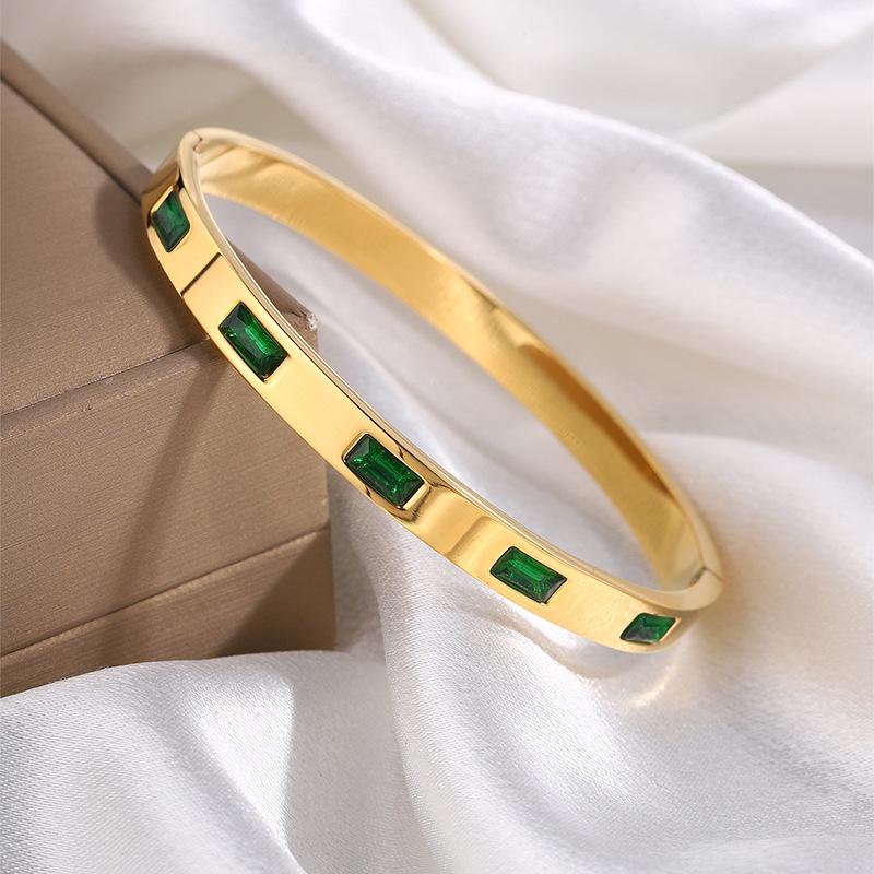 Europäisches & Amerikanisches Luxus Zirkon Stern Armband: Vielseitige, Elegante, Lichtechte Mode für Damen