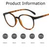 Finished Round Myopia Glasses Ultralight Men Women Short-sighted Eyewear Blue Light Blocking Minus Diopter Eyeglasses To -4.0