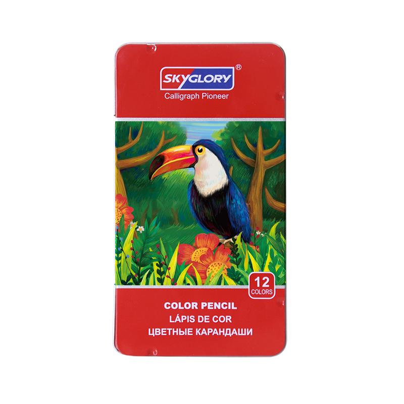 Professional Drawing Set: 120 Water-Soluble Oil-Based Colored Pencils (72 + 36 + 48 Colors)