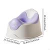 Kids Potty Toilet Portable Removable Pot Baby Seat with Backrest Green