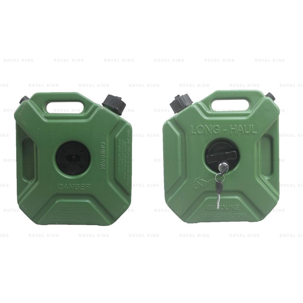 Green Jerry Can Pair "With Mount Fit For Royal Enfield Himalayan 411 BS6"