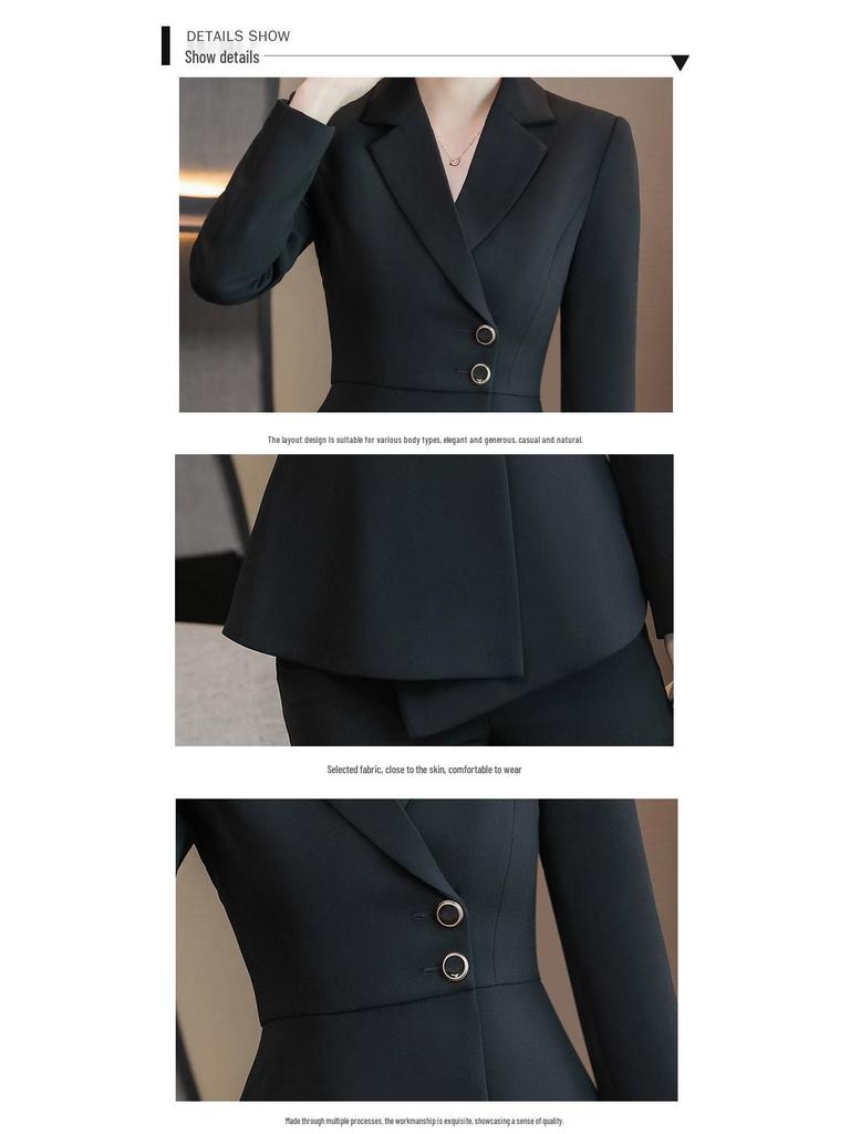 Women's Professional Goddess Style Suit Set - Autumn/Winter Formal Workwear