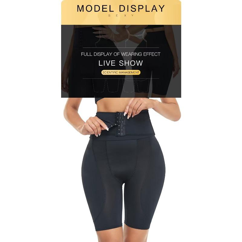 Women High Waist Tummy Control Hip Enhancer Shapewear Shorts