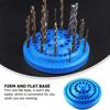 Rotary Tool Bit Holder Space Saving Mandrel Drill Bench Organizer for Common Screwdriver Bits Home Workshop Repair Tasks