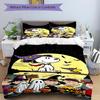 3Pcs Snoopy'S Halloween Adventure Bedding Set Quilt Cover Pillowcase Home Christmas Halloween Gift 1 Duvet Cover 2 Pillowcase S1520