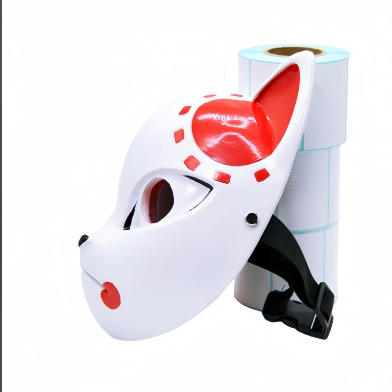 Slayer Sabito Demon Red And Black Eye Resin Mask For Christmas Halloween And