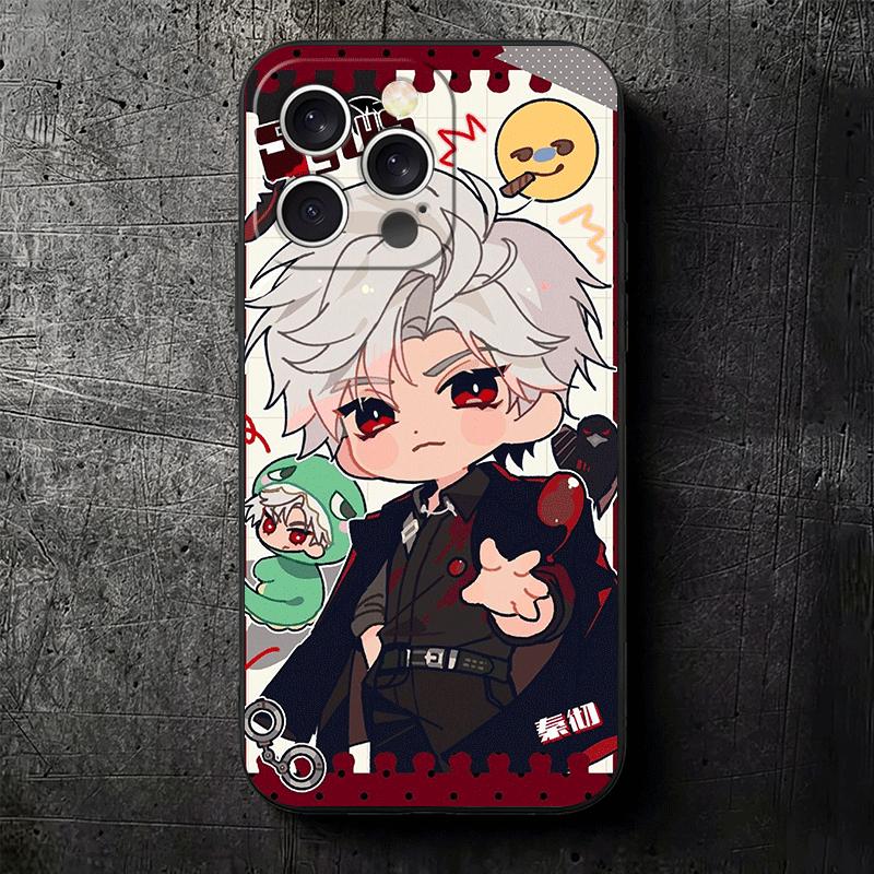Love And Deepspace Cute Soft Phone Case for iPhone 16 16E 17 Air 15 Pro Max 14 Plus 13 Mini 11 12 7 Black Cover Back Shell