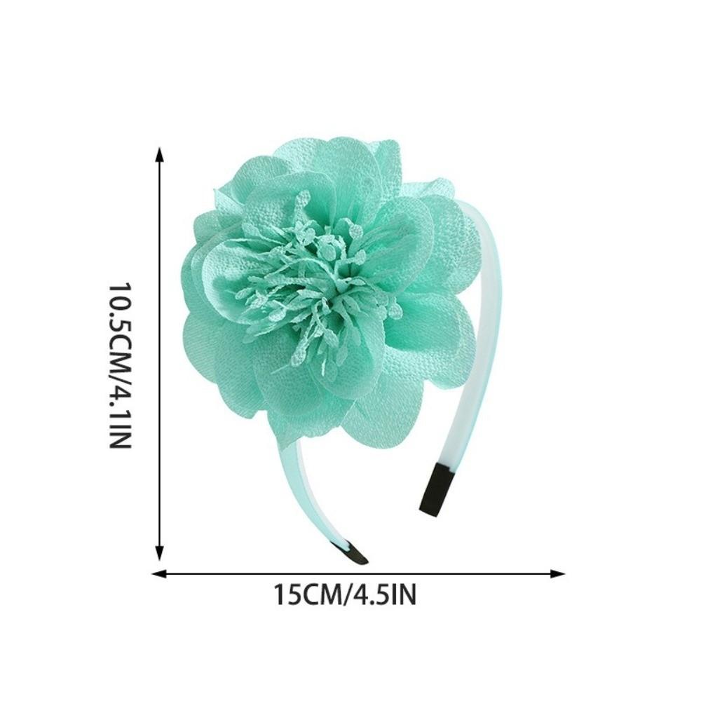 Multi-Layers Big Flower Headband Grosgrain Ribbon Girl Hair Hoop Headwear  Hair Accessories