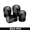 CFP5 For Skoda 4Pcs 3D Metal Tire Valve Caps Car Tyre Air Stems Cover Kamiq MK3 Roomster Rapid Kodiaq Karoq Fabia Enyaq