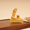 Yuanbao Element Wealth Desk Ornament Zinc Zinc Alloy Material Yuanbao Dragon Craft  Home Decoration