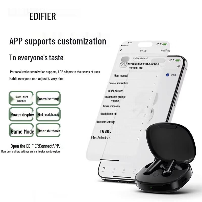 EDIFIER X2 Evo True Wireless Stereo Earbuds