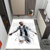 Football Players Action Carpet Suitable for Decorate Room Game Room Study Room Entryway Antislip Carpet Decorate Offices Spiritual Gift