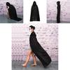 Halloween Cloak Cosplay Grim Reaper Vampire Witch Wizard Robe Party Adult Children Hooded Black Cloak Cape