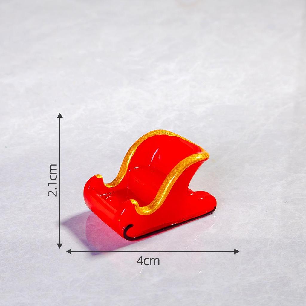 Handmade Resin Christmas Snowman Ornament – DIY 3D Cartoon Scene