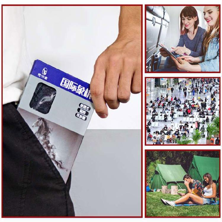 Магнітна міжнародна шахова пластикова складана шахівниця шашки гра-головоломка