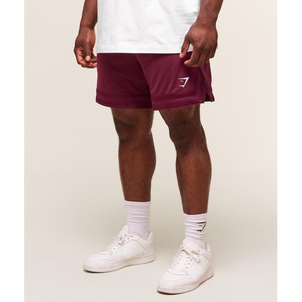 Gymshark Varsity Mesh Shorts Strong Pink A1c1i Kcpv