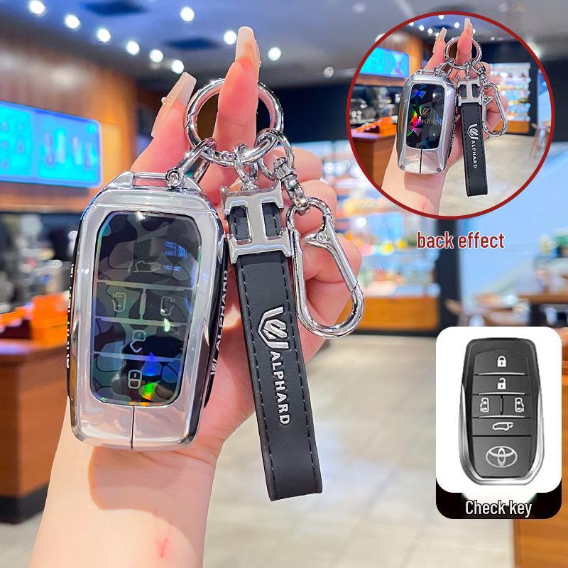 Toyota Sienna Key Case: Compatible with 24 Models, Granvia, Alphard, Vellfire Metal Shell Buckle
