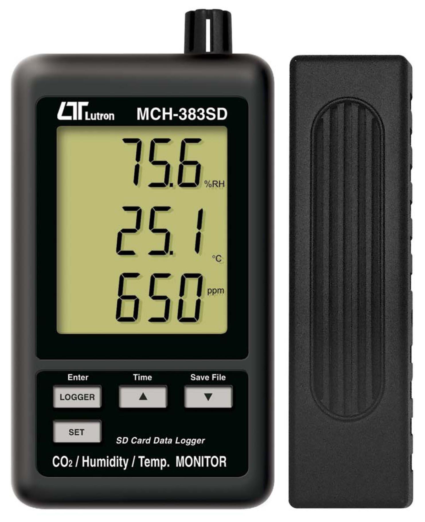 

Mother Tool Digital Temperature, Humidity and CO₂ Meter with SD Slot MCH-383SD