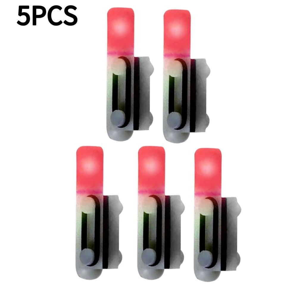 3-10PCS Color Changing Fishing Rod Tip Alert LED Induction Bite Alarm Auto Light For Outdoor Fishing Tool Fish Bite Alarms Light
