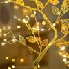 Tree LED Light USB Table Lamp Adjustable Touch Switch DIY Artificial Bonsai Tree Fairy Night Light Home New Year Decoration 2024