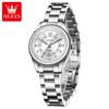 Quartz Watches for Women Steel Strap Elegant Fashion Diamond Dial Woman Watch Waterproof Ladies Wristwatch