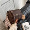 New Minimalist Solid Color Texture Popular Crossbody Bag Multi-layer Niche Women's Versatile Shoulder Bag