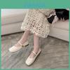 Vintage Mary Jane Shoes For Women With Pu Upper Low Heel Slipon Casual For Autumn