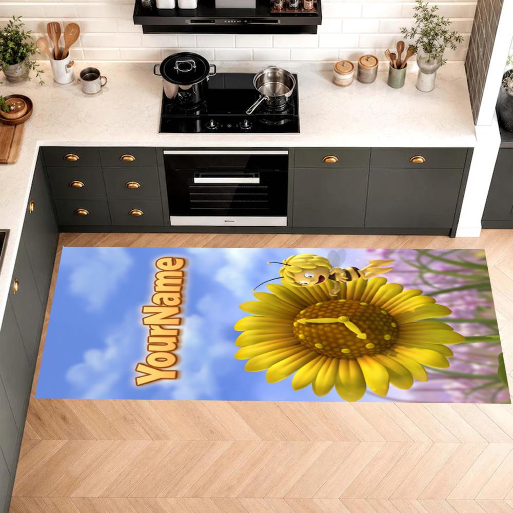 Biene Maja Customize Your Name Kitchen Rug Runner Rug Laundry Mat Hallway Entryway The Best Gift Choice