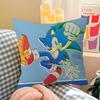Cartoon S-Sonics Maple Design Cushion Cover Happy Autumn Harvest decor Holiday Decorati Pillow Cover