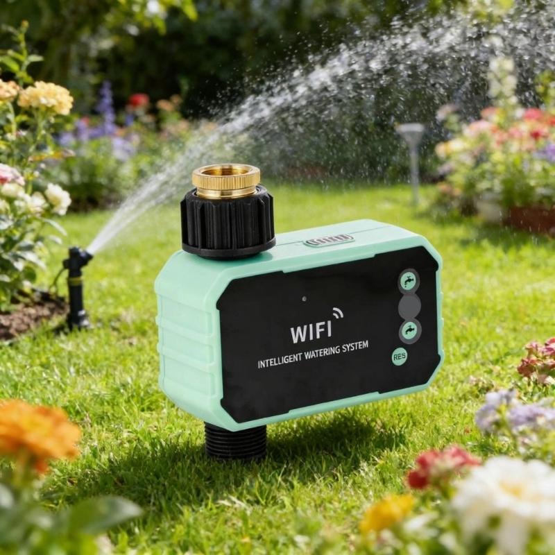 WIFI Water Timer 3/4inch Outputs Garden Water Timer Automatic Irrigation/Easy to Operate Irrigation Controller