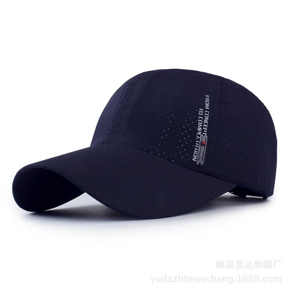 Sun Protection Summer Sun Hat Breathable Perforated Travel Sports Hat  For Women Men