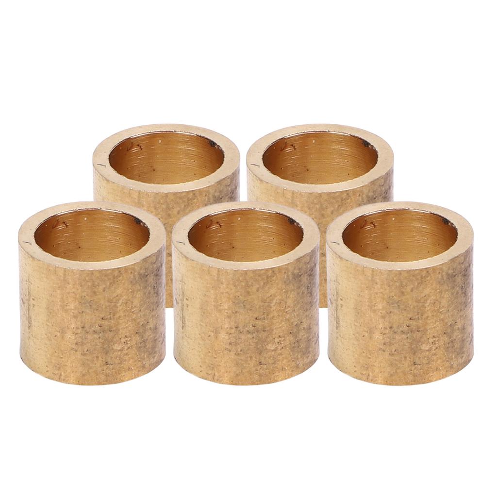5PCS Billiard Cue Tip Copper Hoops 10.2mm Billiard Replacement Ferrule Snooker Pool Cue Tips for Cue Stick