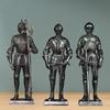 Knight Statue Creative Vintage Art Crafts Decorative Figurine Tabletop Ornament for Desk Shelf Living Room Entrance Home Decor