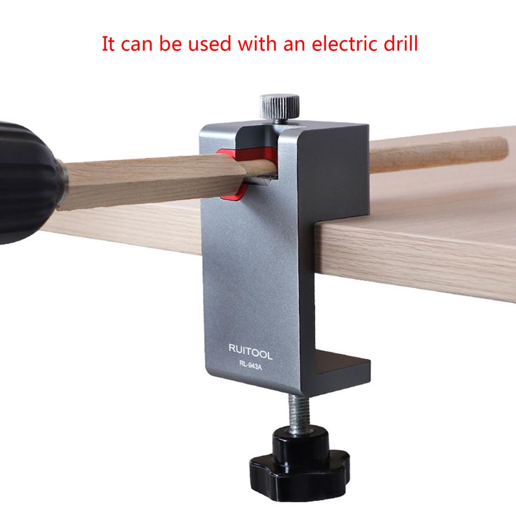 Adjustable Dowel Maker Jig with Carbides Blades Woodworking Electric Drill Milling Dowel Round Rod Auxiliary Tool