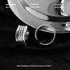 BFCLUB  Silver Color Irregular Letters Open Rings For Women Female Simple Retro Style Handmade Fine Jewelry Bijoux Birthday